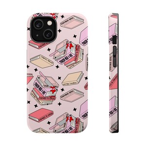 Chic Bookish Magnetic Phone Case, Aesthetic Gifts for Readers, Unique Literary Phone Covers, Trendy Accessories, Book Lover Must-Have