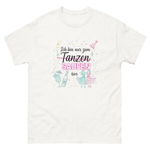 T-Shirt, Party, Funny – Only here to drink | Drinking shirt for men and women | Festival T-Shirt | JGA shirt for men | Malle outfit alcohol saying