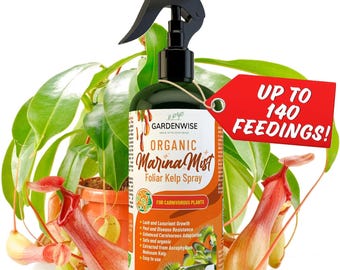 Venus Flytrap & Carnivorous Plant Food Spray | Organic Kelp Foliar Fertilizer for Sundew Nepenthes Pitcher Plant | Marina Mist