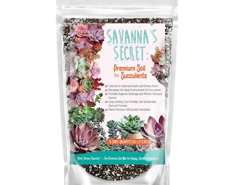 Organic Succulent & Cactus Soil | Fast Draining Potting Mix