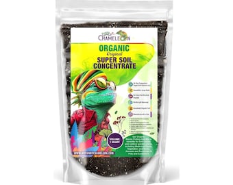 Concentrado de Super Solo Orgânico com Micorrizas | Solo Vivo para Sementes, Clones e Plantas | Mistura de Composto Orgânico – Sem Necessidade de Fertilizantes