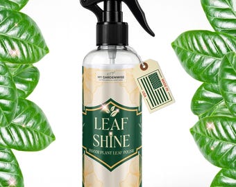 Fragrance-Free Leaf Shine Spray, Non-Clogging Polish for Monstera and Pothos