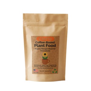 CloFlo Coffee-Based Plant Food • Organic Fertilizer for Houseplants, Herbs & Veggies • Pet Safe • Odor-Free • USA Made