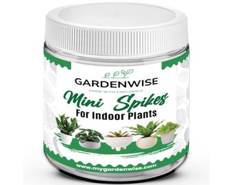 Mini Fertilizer Spikes for Indoor Plants | 2-Year Slow-Release Plant Food