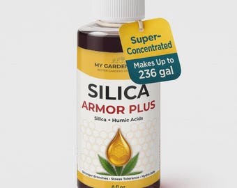Silica Humic Acids Fertilizer 0-0-4 for Stronger Stems Bigger Buds Soil Hydro