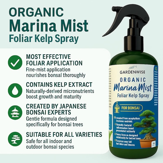 Marina Mist Bonsai Foliar Spray | Organic Kelp Plant Food for Healthy  Growth 816 Oz - Etsy Singapore