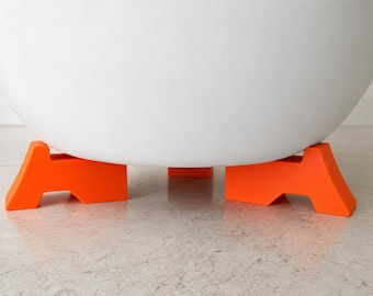 Planter Riser Feet | Pot Stand Risers for Indoor Outdoor Plants | Air Flow Drainage Support | 3D Printed