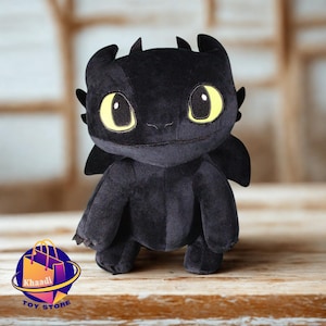 Toothless Dragon Plush – 30cm Soft Night Fury Stuffed Toy | How to Train Your Dragon Gift for Kids & Fans