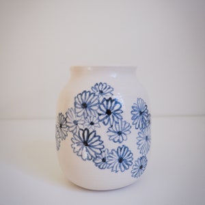 Bamboo Brush Blossom Vase // handmade ceramic pottery image 7