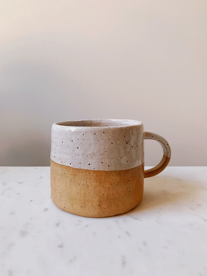 MADE TO ORDER // Farmhouse Ceramic Mug in Speckled Oat image 4