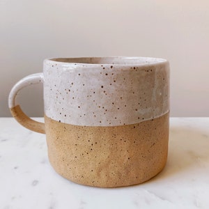 Made to Order // Farmhouse Ceramic Mug in Speckled Oat image 3