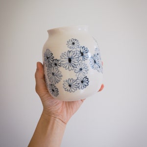 Bamboo Brush Blossom Vase // handmade ceramic pottery image 6