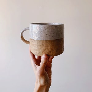 MADE TO ORDER // Farmhouse Ceramic Mug in Speckled Oat