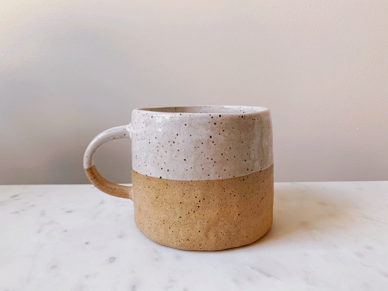 MADE TO ORDER // Farmhouse Ceramic Mug in Speckled Oat image 2