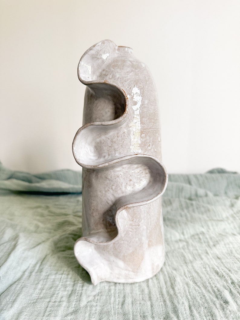 SAMPLE SALE // Aleta Vase // handmade ceramic pottery image 2