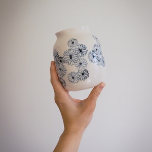 Bamboo Brush Blossom Vase // handmade ceramic pottery image 3