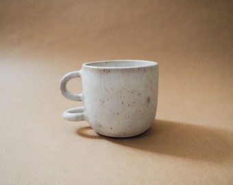 SECONDS SALE // Tandem Mug // Handmade ceramic pottery