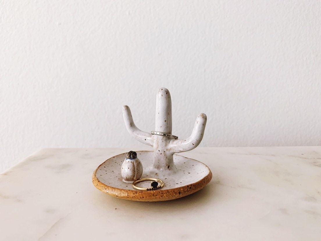 Ceramic Cactus Jewelry Tray Ring Holder For Jewelry - Temu Sweden