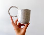 Wreath Mug // handmade pottery // speckle stoneware