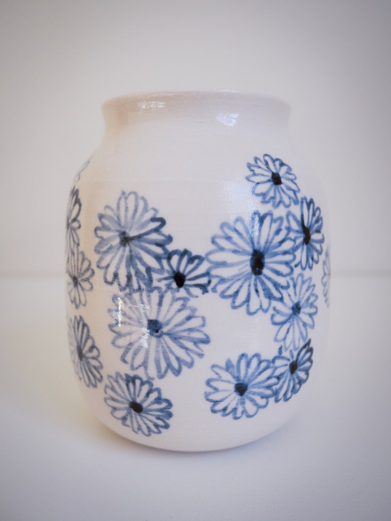 Bamboo Brush Blossom Vase // handmade ceramic pottery image 8