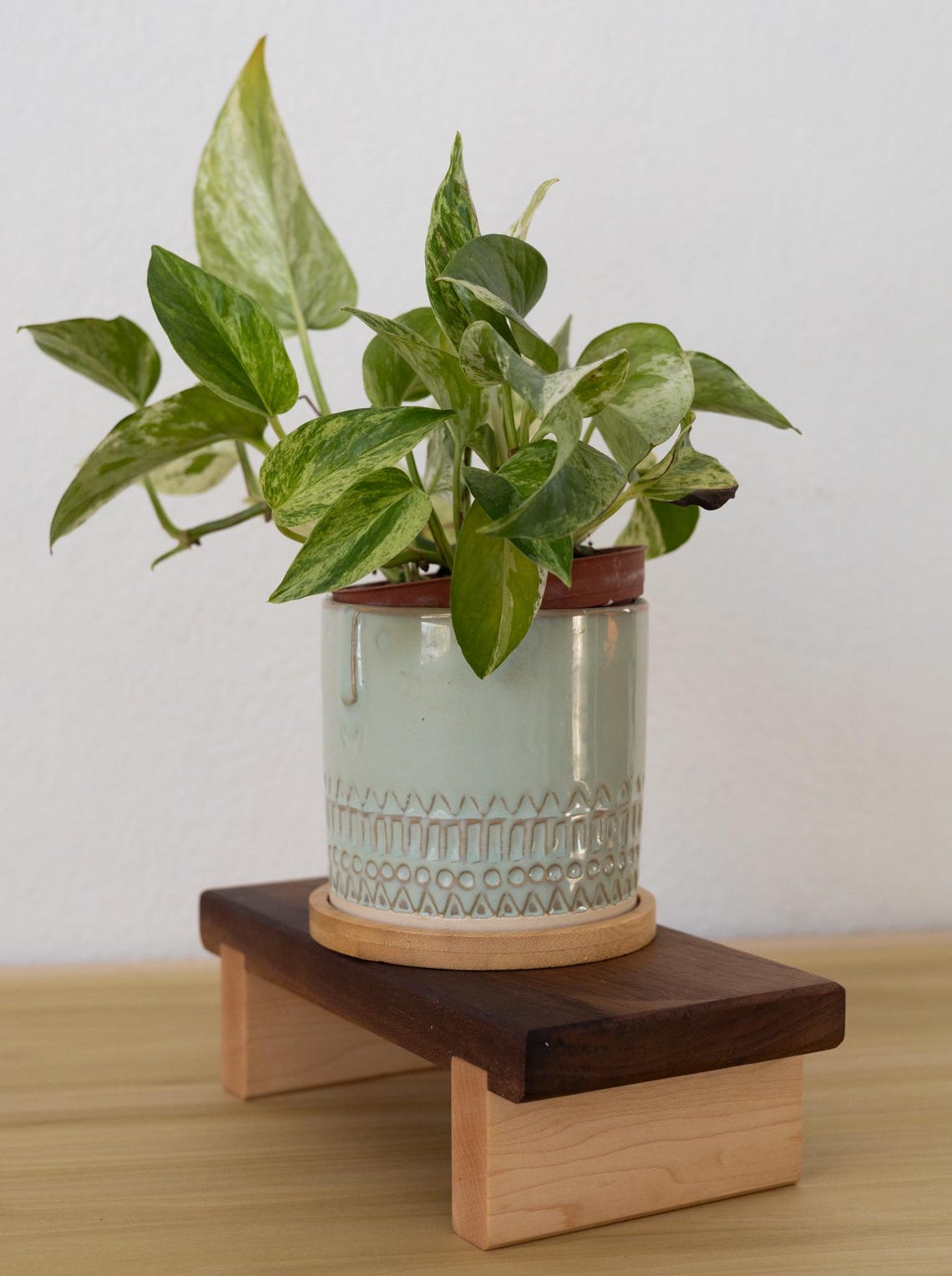 Modern Midcentury Plant Stand Riser (for Desk Organization, Kitchen ...
