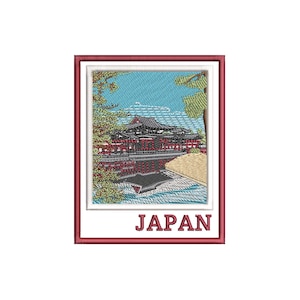 Japan Embroidery Design | Japan Embroidery Tshirt | Japanese Machine Embroidery Design | Machine Embroidery File | Instant Download
