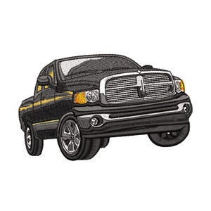 Pickup Truck Embroidery Design | Car Embroidery Design | Truck Embroidery Designs | Machine Embroidery File | Instant Download