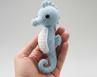 Seepferdchen Häkelanleitung - Niedliches Amigurumi Ozean Tier Plüschtier