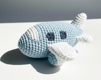 Flugzeug Häkelanleitung – Amigurumi Flugzeug Plüschtier (PDF Download)