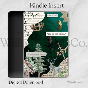 Throne of Glass inspired Kindle insert | Kindle printable insert | Digital download