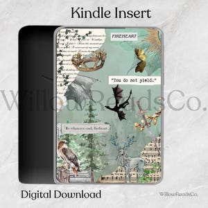 Encarte Kindle Trono de Vidro: Design de livro de fantasia (download digital para impressão)