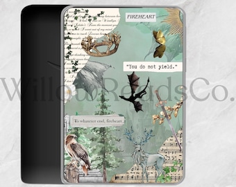 Throne of Glass Kindle Insert: Fantasy Bookish Design (Printable Digital Download)