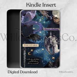 ACOTAR inspired Kindle insert | Kindle printable insert | Digital download