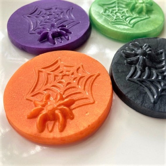 5 Spider Soap Party Favors, Halloween Party Favors, Birthday Favors, Halloween Soaps, Kids Party Favors, Soap Favors, Halloween Gifts Il_570xn