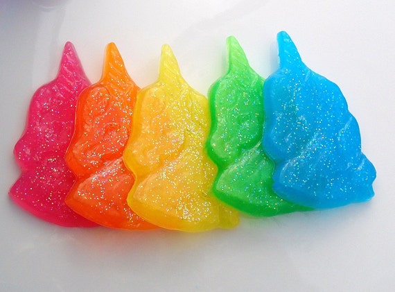 15 Unicorn Soap Party Favors, Girls Birthday Party Favors, Unicorn Favors, Rainbow, Glitter, First Birthday, 1st, Girl Baby Shower Favors Il_570xn