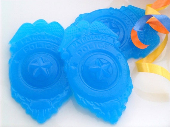 10 Police Badge Soap Favors, Police Badge Party Favors, Baby Shower Favors, Bridal Shower Favors, Birthday Favors, Wedding Favors Il_570xn