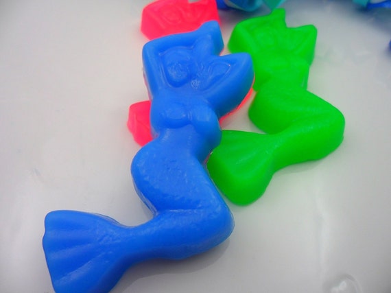10 Mermaid Soap Favors, Mermaid Party Favors, Birthday Favors, Baby Shower Favors, First Birthday, Gender Reveal, Gender Neutral, Drive By Il_570xn