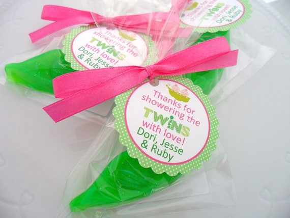sweet pea baby shower favors