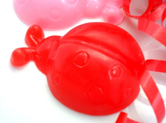 5 Ladybug Soap Favors, Ladybug Party Favors, Baby Shower Favors, Birthday Favors, Baby Sprinkle, First Birthday, Gender Reveal, Drive By Il_570xn