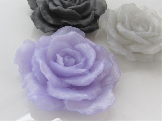 10 Rose Soap Party Favors, Wedding Favors, Bridal Shower Favors, Baby Shower Favors, Baby Girl, Soap Favors, Baptism Favors, Floral Gifts Il_570xn