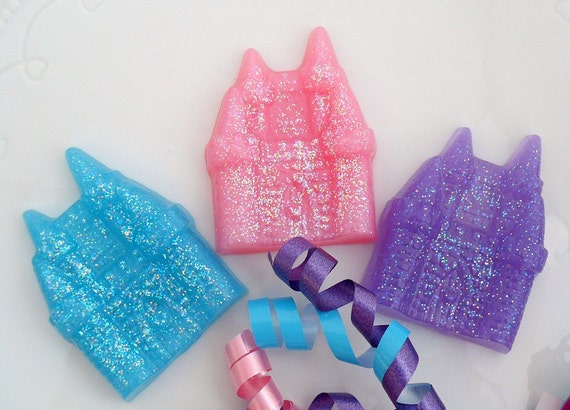 10 Castle Soap Party Favors, Girl Baby Shower Favors, Princess Favors, First Birthday, Gender Reveal, Pink Gold, Girls Birthday Party Favors Il_570xn
