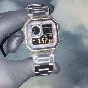 NEGATIVE METAL Modded Custom Casio AE1200 watch