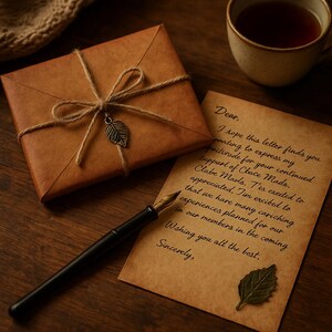 Handwritten letters | Custom vintage letters | Custom gift for lovers, friends and family