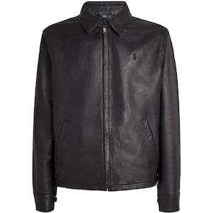 Vintage Ralph Lauren Leather Jacket - Etsy