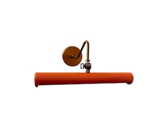 Vintage Modern Brass Handmade Tube Shape Rounded Picture Light Wall Adjustable Fixture