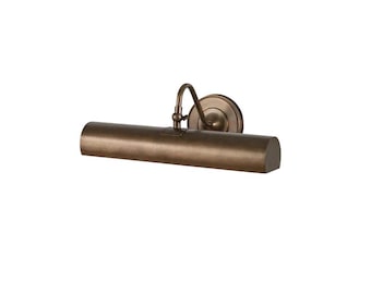 Solid Brass Handmade Elle Picture Vintage Tube Italian Picture Light Wall Fixture