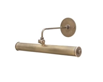 Mid Century Modern Brass Picture Light, Vintage Wall Lighting