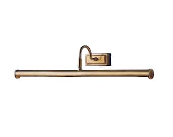 Handcrafted Raw Brass Sputnik Vintage Italian Tube Shape picture Light Wall Fixture
