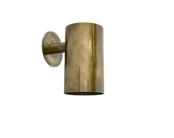 Handmade Italian Mid-Century Modern Brass Wall Sconce