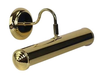 Brass Antique Adjustable Display Lamp Picture Wall Tube Light Vintage Two Bulb Fixture